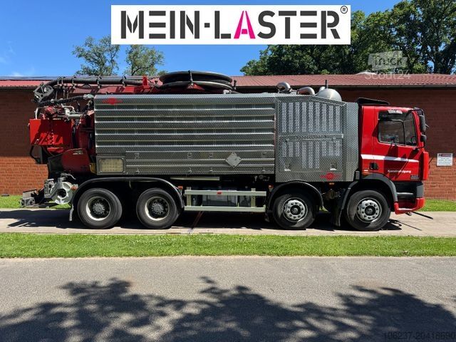 Φορτηγό δεξαμενή κενού SCANIA G 450 8x4 Kaiser Twister Komfort V2A Funk