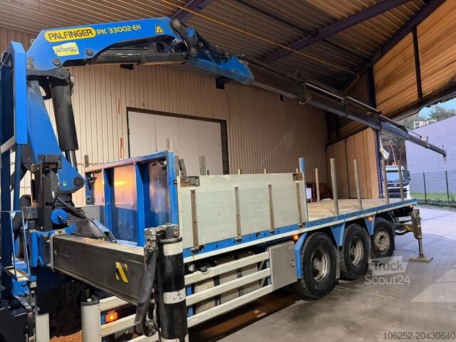 Πλατφόρμα φόρτωσης Renault C480 8x4 PRITSCHE + KRAN PALFINGER PK33002-EH E...