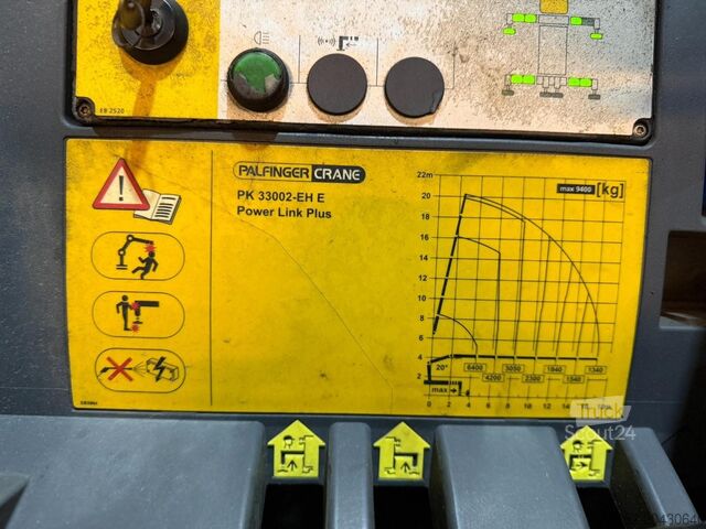 Nakladalna ploščad Renault C480 8x4 PRITSCHE + KRAN PALFINGER PK33002-EH E...