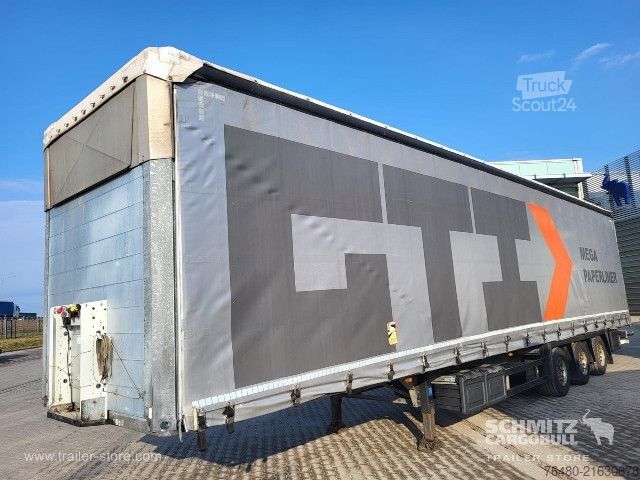 Open semitrailer with tarp Schmitz Cargobull Schiebeplane Papier