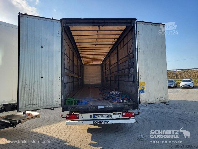 Open semitrailer with tarp Schmitz Cargobull Schiebeplane Papier