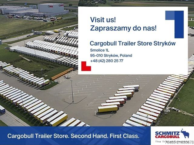 Open semitrailer with tarp Schmitz Cargobull Schiebeplane Papier