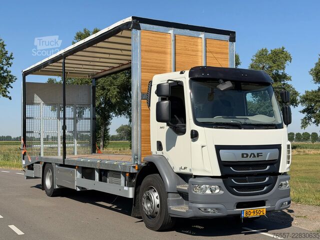Brezentas DAF CF 320 LF320.19 EURO6. OPRIJWAGEN MET SCHUIFZEI...