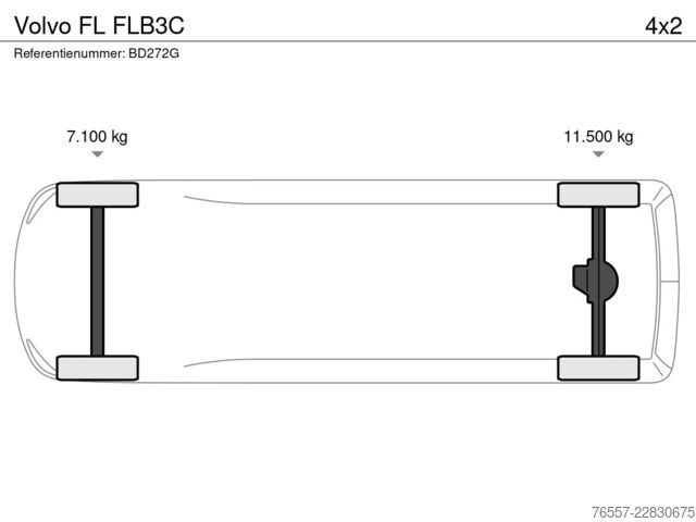 Valigia Volvo FL FLB3C