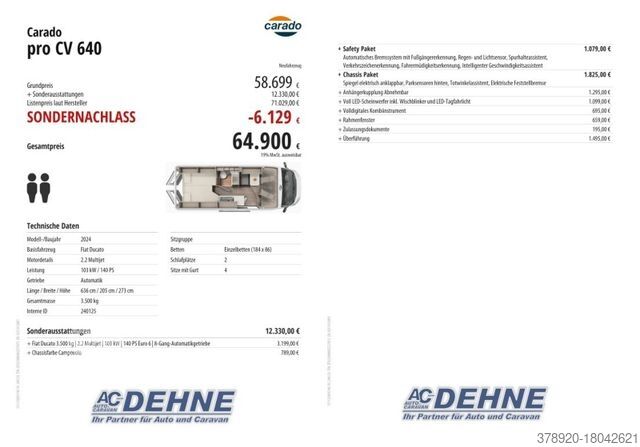 Avtodom CARADO pro CV 640