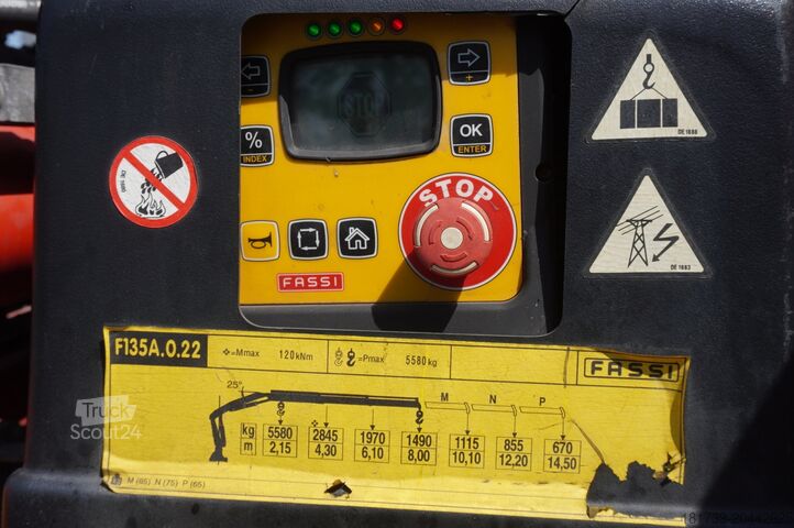 платформа Iveco EUROCARGO 190-280L / FASSI F135A / 8 M