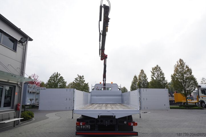 Плоска платформа с кран Mercedes-Benz Antos 2540 / Flatbed 15 EPAL/ Fassi F165