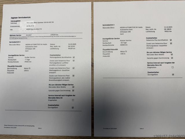 Korotettu pakettiauto MERCEDES-BENZ Sprinter 316 CDI Kasten L2H2 Kamera Automatik