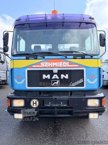 Lastbilsmonterad kran MAN 27-402 KIPPER+LANGARMKRAN PALFINGER 33000*1996*