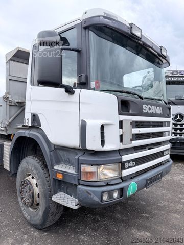 Tippbil SCANIA P124 CB 4X4 DREISEITENKIPPER*1998*EURO2*