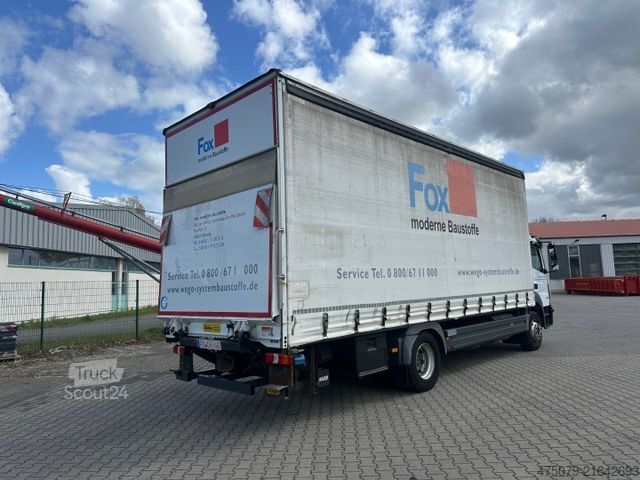 Kamion sa ravnom platformom i ceradom MERCEDES-BENZ Atego 1530 / LBW / Klima / Innenhöhe 2,8 m