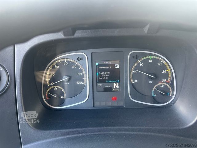 Kamion sa ravnom platformom i ceradom MERCEDES-BENZ Atego 1530 / LBW / Klima / Innenhöhe 2,8 m