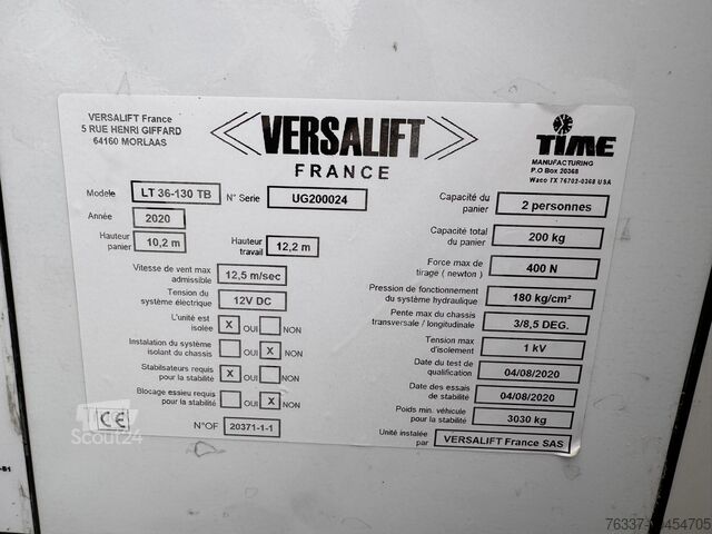Platforma za rad Iveco Daily Arbeitsbühne LT 36-130-TB EURO 6