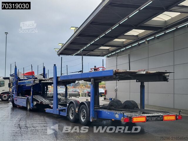 Furgone trasportatore di auto Scania P420 4X2 Kassbohrer Car transporter combi Full ...