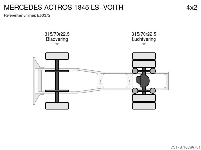 Standard-SZM MERCEDES ACTROS 1845 LS+VOITH