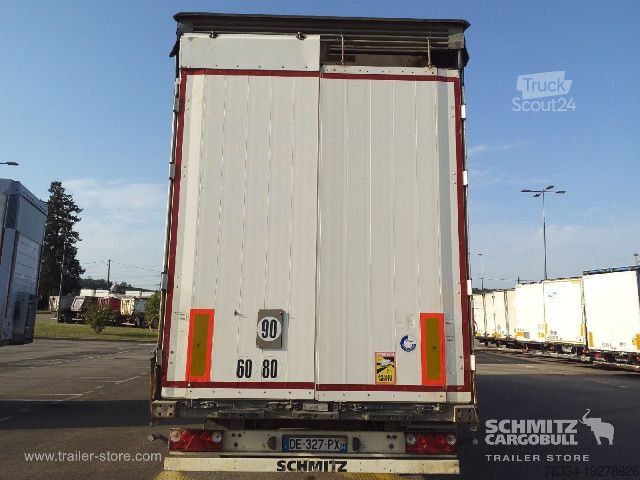 Atvira puspriekabė su tentu Schmitz Cargobull Semitrailer Curtainsider Mega