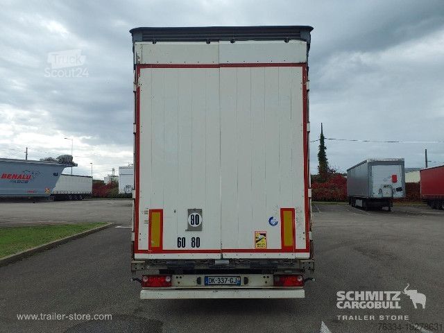 Atvira puspriekabė su tentu Schmitz Cargobull Semitrailer Curtainsider Mega