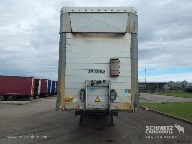 Отворено полуремарке с брезент Schmitz Cargobull Semitrailer Curtainsider Mega