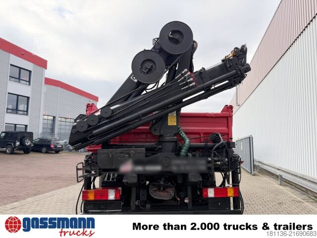 Camion benne Mercedes-Benz Atego 1523 AK 4x4, Heckkran Hiab 085-3,