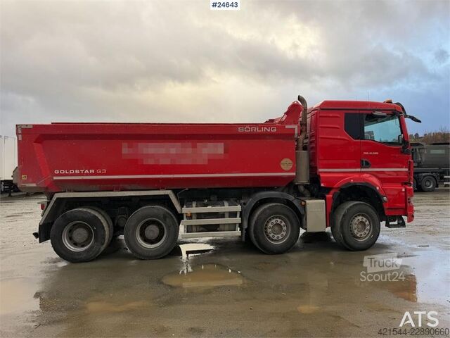 Ανατρεπόμενο φορτηγό MAN TGS 41.250 8x4 tipper