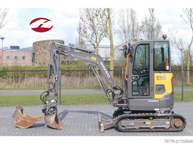 Rupsgraafmachine Volvo ECR25 ELECTRIC | JECR25D | TILTBUCKET | BUCKET ...