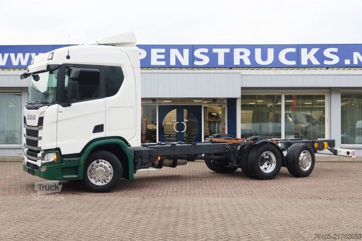 Châssis avec cabine Scania R500 NGS 6x2 Chassis, Stuur lift as