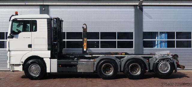  MAN TGX 35.480 8X4-4BL/ MANUAL/ 26T HOOK/ HYVA LIFT/