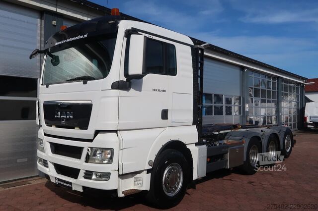  MAN TGX 35.480 8X4-4BL/ MANUAL/ 26T HOOK/ HYVA LIFT/