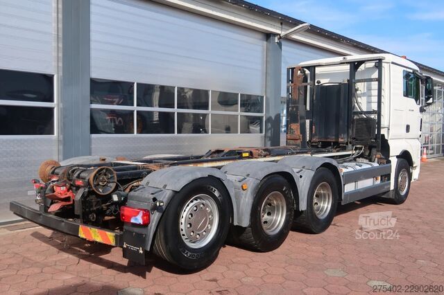  MAN TGX 35.480 8X4-4BL/ MANUAL/ 26T HOOK/ HYVA LIFT/