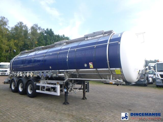  L.A.G. Chemical tank inox L4BH 32.5 m3 / 3 comp