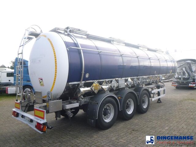  L.A.G. Chemical tank inox L4BH 32.5 m3 / 3 comp