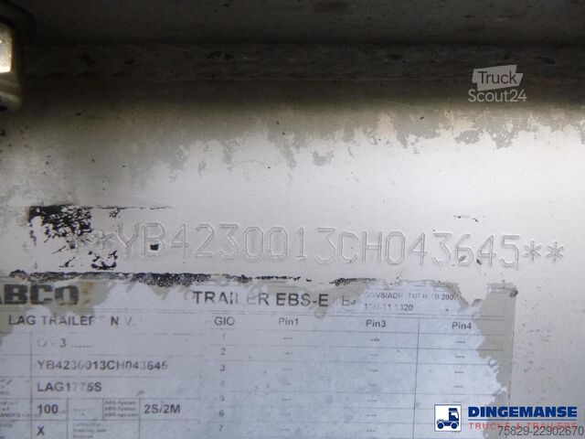  L.A.G. Chemical tank inox L4BH 32.5 m3 / 3 comp