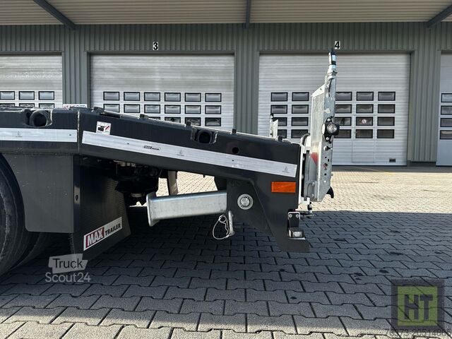 Tieflader-Sattelauflieger MAX Trailer 2-Achs-Tele-Semi Sattelauflieger