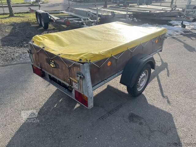 Kastenanhänger Böckmann HNU Flachplane St klappbar Kastenanhänger ungebr