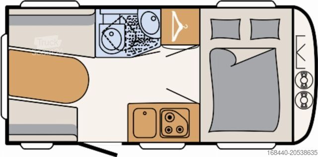 Lakókocsi DETHLEFFS c-go 415 QL Abverkauf Ausstellungswagen