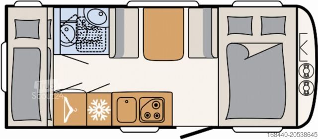 Caravane DETHLEFFS c-go 495 QSK Abverkauf Ausstellungswagen