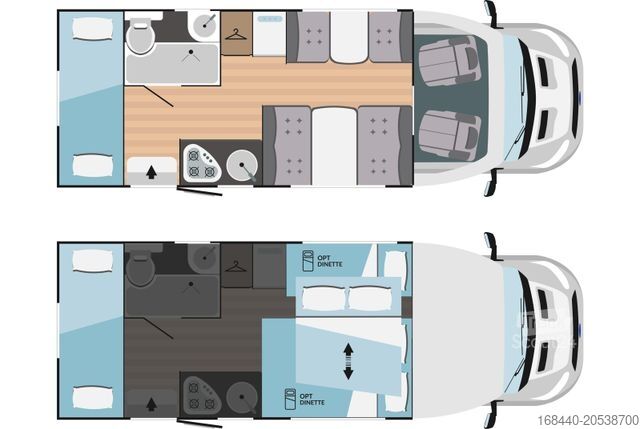 Caravana semiintegrada RIMOR Kilig 79 Plus 7 Gurtplätze/Solar/Markise/Kamera