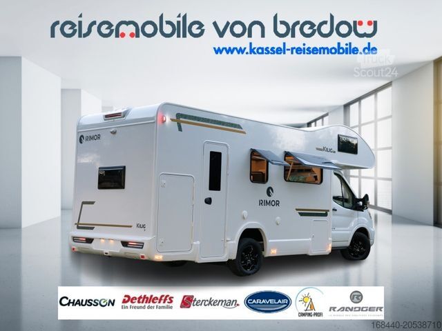 Alcove camper RIMOR Kilig 9 mit 7 Gurtplätzen/Automatik/4100kg/Solar