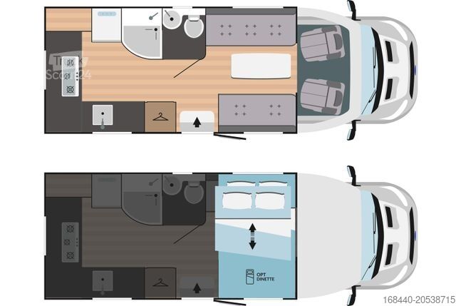 Camper semintegrato RIMOR Sailer 56 Plus Automatik/Solar/Kamera/4.100kg