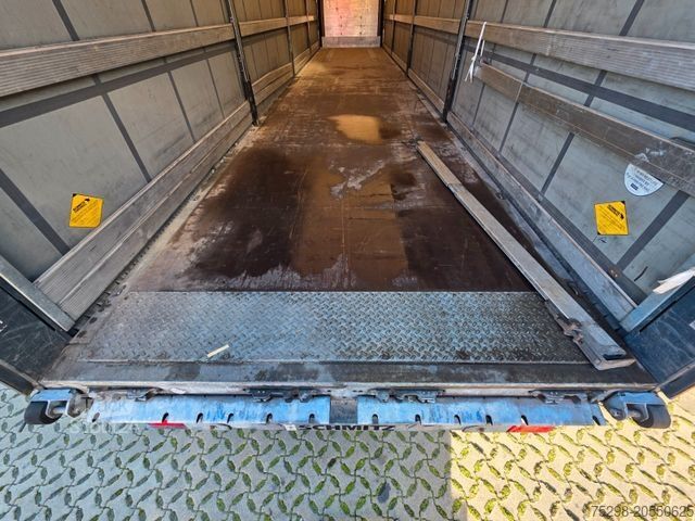 Odprta polprikolica s ponjavo SCHMITZ CARGOBULL SCS 24/L / Palettenk. / Staplerh. / Lenkachse