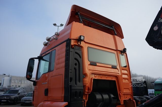 Haakarm vrachtwagen MAN TGS 18.500 Abroller HIAB XR72 CITY Navi LGS