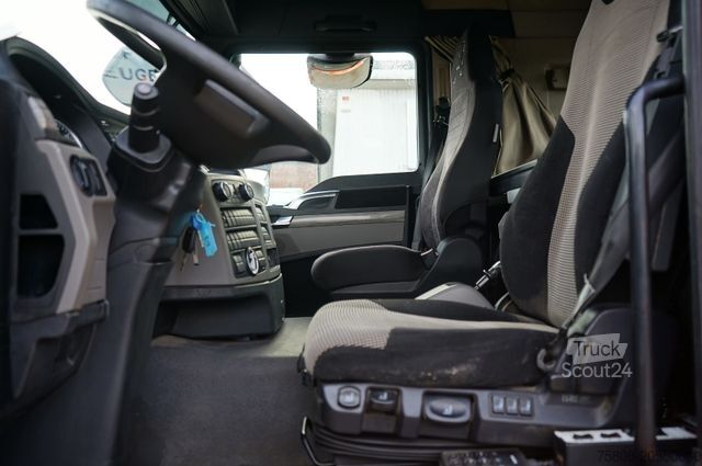 Haakarm vrachtwagen MAN TGS 18.500 Abroller HIAB XR72 CITY Navi LGS