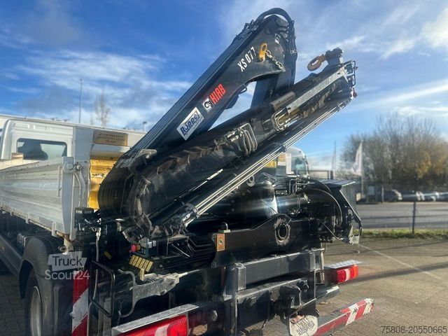 Kipper LKW MERCEDES-BENZ Atego 1224 Kipper Kran Hiab XS 077 AHK Klima