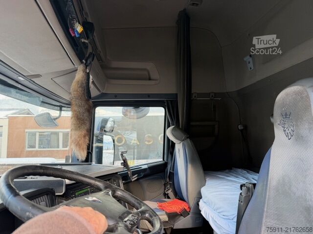 Ladbil med presenning Scania R450 6x2 Pritsche/Plane, Ladebordwand