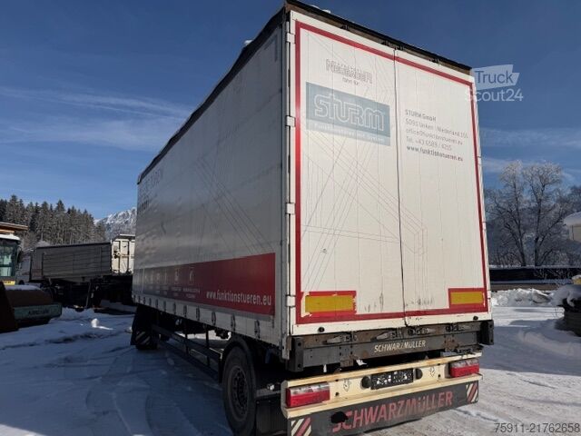 Ladbil med presenning Scania R450 6x2 Pritsche/Plane, Ladebordwand