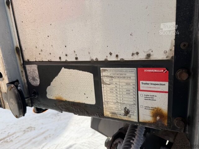 Ladbil med presenning Scania R450 6x2 Pritsche/Plane, Ladebordwand