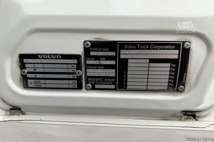 Standard trækkerunit Volvo FM-500 4x2 Kipphydraulik / Swiss-Vehicle