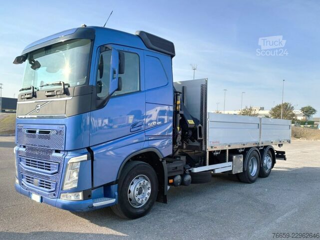 Tracteur routier standard VOLVO FH 500 gru+cassone fisso