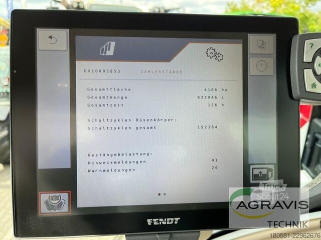 Növényvédőszer-permetező Amazone UX 8601 SUPER