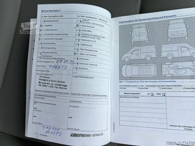 Bestelwagen VOLKSWAGEN T5 Transporter*1.Hand*Klima*PDC*AHK*S-Heft*